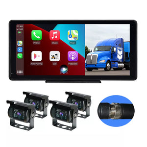 aoocci d1036 dash cam 4-channel wireless carplay