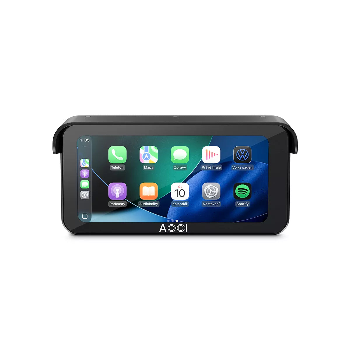 Aoocci C6 Pro Dash Cam per Moto - Schermo 6.25\" touchscreen, doppia telecamera 1080P 140°, CarPlay wireless, GPS, TPMS e impermeabile IP67