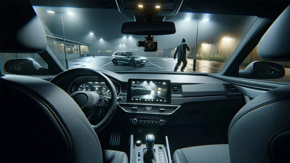 Le dashcam registrano quando l'auto è spenta?