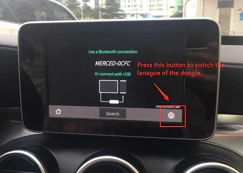 Come posso cambiare la lingua della chiavetta dopo la connessione con il dispositivo?