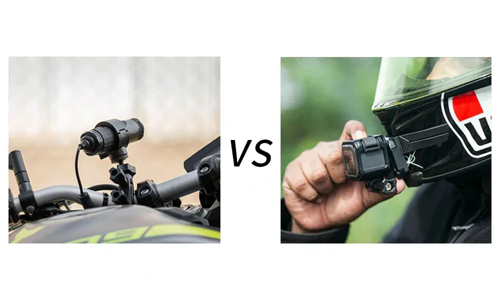 Dash Cam per Moto vs Camera per Casco: Quale Scegliere