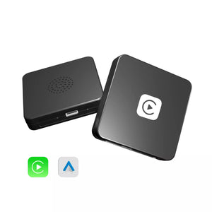 Aoocci AB08 Scatola AI per Auto - CarPlay e Android Auto wireless, navigazione GPS, chiamate Bluetooth e design compatto 60x60x12mm