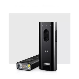 Aoocci K3 - Torcia Magnetica Multifunzione EDC con 800 lumen, laser e ricarica USB-C