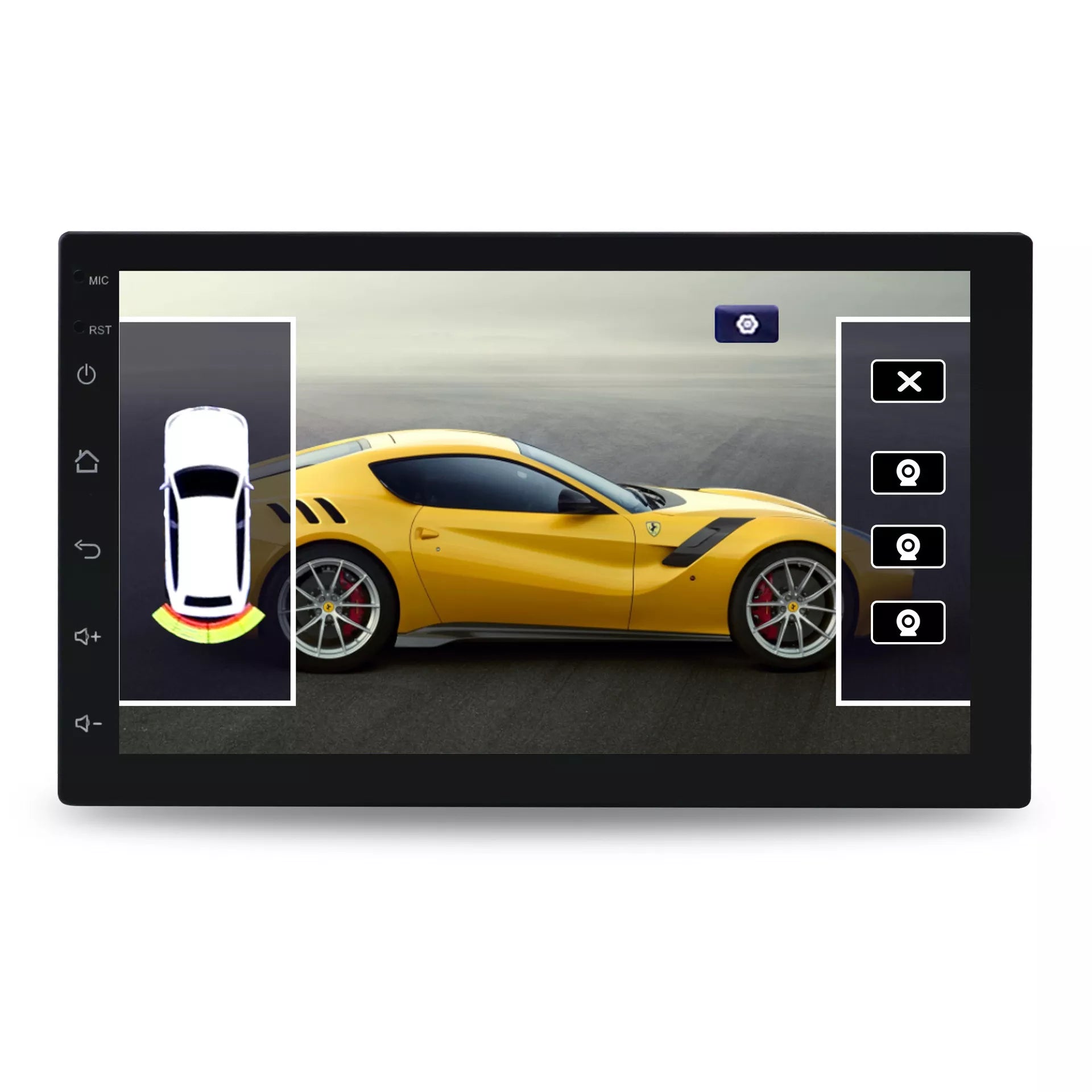R401 Radar di Parcheggio Android con 4 Sensori di Retromarcia