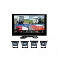 Aoocci P102 Sistema di Sicurezza 360° per Camion e Camper - 4 telecamere 1080P, display 10.1" IPS, CarPlay wireless, visione notturna e impermeabile IP68