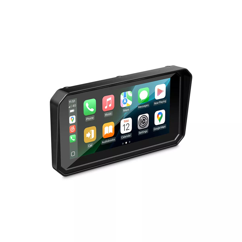 U6/U7 Navigatore Satellitare Android per Moto - GPS 6 pollici con mappe offline e TPMS